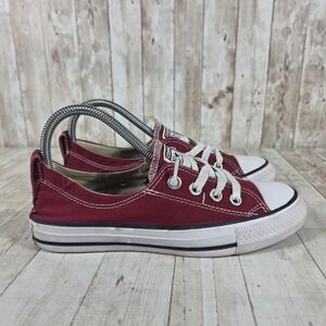 Converse Chuck Taylor All Star Shoreline Maroon Slip On Sneakers Womens 6.5